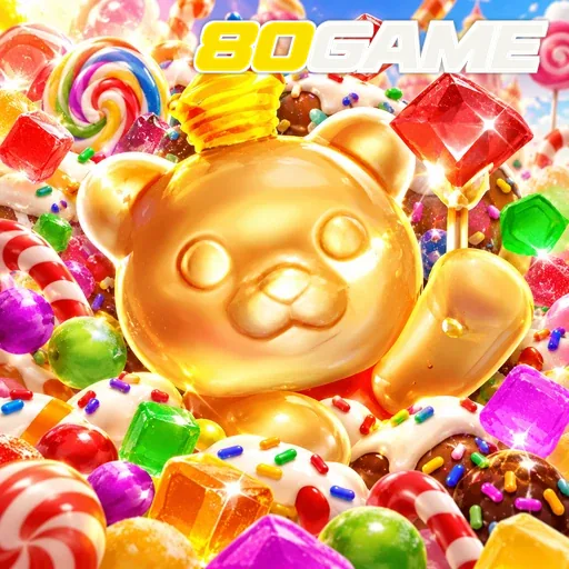 80GAME — ilustração de um cofrinho dourado