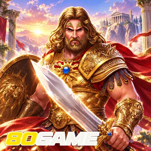80GAME — ilustração de um guerreiro com espada